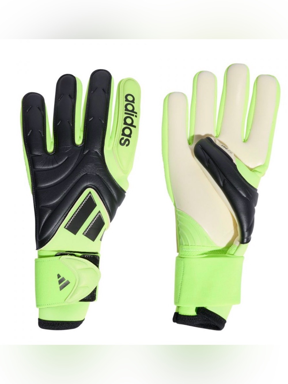 Adidas Copa GL Pro Goalkeeper Gloves Men’s Size 7 $130 JN5334 Black Lucid Green